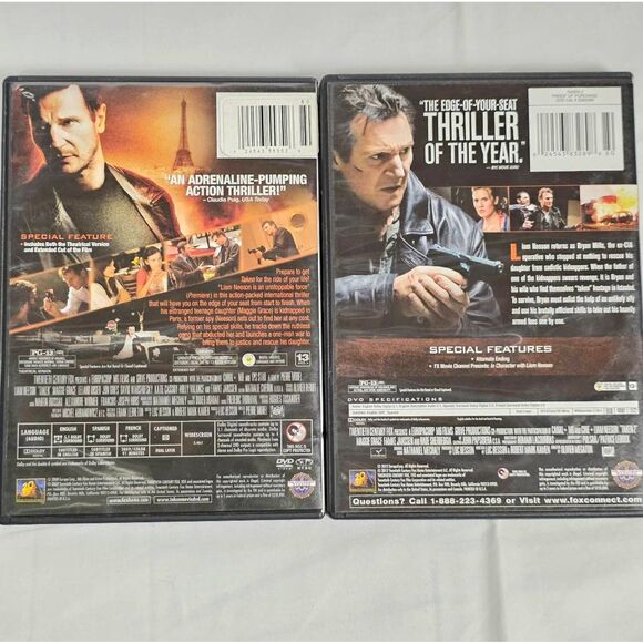 Taken & Taken 2 (DVD Set) Liam Neeson Action Bundle - Picture 3 of 3